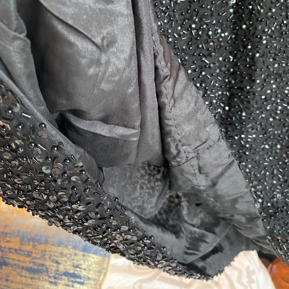 80s Vintage Niteline by Della Roufogali Beaded Sequin Mini Dress - Picture 12 of 16